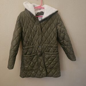 Urban Republic Olive Quilted Kids Puffer Jacket